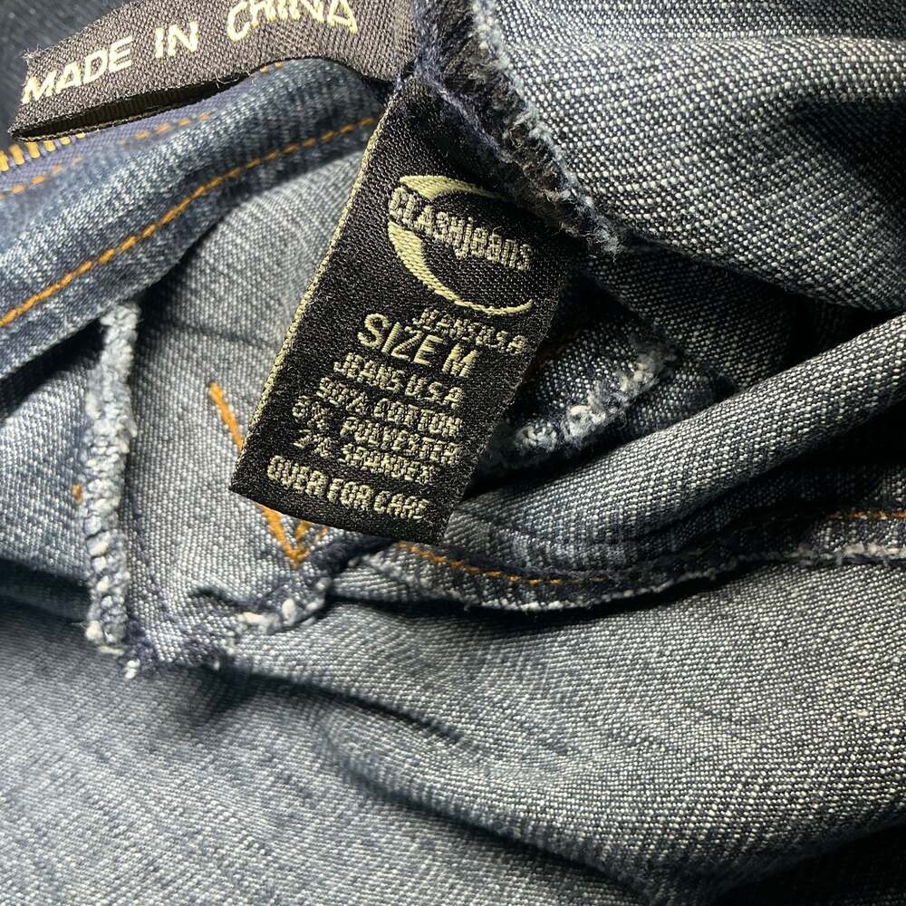 Clash Jeans Y2K Sequin Embellished Zip Up‎ Denim Jacket Vintage - Picture 3 of 3